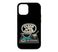 Carcasa para iPhone 12/12 Pro Clean Link Club Bicicleta Cuidado de Cadena Taller