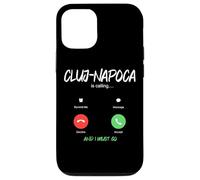 Carcasa para iPhone 12/12 Pro Cluj-Napoca está Llamando y Debo IR a Rumania de Viaje