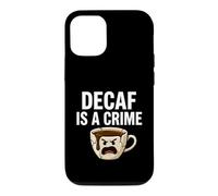 Carcasa para iPhone 12/12 Pro Coffee Lover Decaf Is A Crime Funny Caffeine Addict