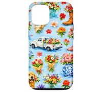 Carcasa para iPhone 12/12 Pro Collage Floral BootSpring Summer Coquette Estética Preppy
