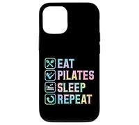 Carcasa para iPhone 12/12 Pro Comer Pilates Dormir Repetir