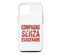 Carcasa para iPhone 12/12 Pro Compagno Ma Senza Esagerare Ironica PCI Vintage Comunista