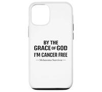 Carcasa para iPhone 12/12 Pro Conciencia sobre el Melanoma Soy una fe Cristiana Libre de cáncer de Melanoma