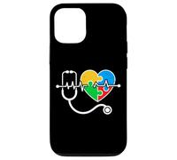 Carcasa para iPhone 12/12 Pro Concientización sobre el Autismo RNs LPNs Terapeutas Médicos Enfermeras Médicos