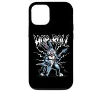 Carcasa para iPhone 12/12 Pro Conejo de Guitarra eléctrica Hop and Roll Heavy Metal Easter Bunny