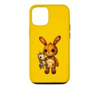 Carcasa para iPhone 12/12 Pro Conejo Kawaii Unicornio Espeluznante Lindo Conejo de Retazos de Halloween