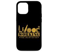 Carcasa para iPhone 12/12 Pro Contratista de Regalo Herramientas de carpintería Madera Trabajador Humor Manitas