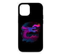 Carcasa para iPhone 12/12 Pro Cool Artistic Dragón Respirando Fuego Mágico Dragones Míticos