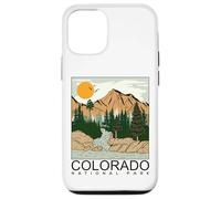 Carcasa para iPhone 12/12 Pro Cool Colorado The Rocky Mountains Illustration Graphic