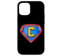 Carcasa para iPhone 12/12 Pro Cool Super C Alphabet Cute Initial Monogram Letter C Graphic