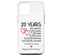 Carcasa para iPhone 12/12 Pro Corazones entrelazados, símbolo de Amor, romántico, diseño Minimalista