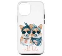 Carcasa para iPhone 12/12 Pro Corgi Dogs Sweet Will Bite Savage, descarado y Lindo Humor