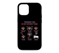 Carcasa para iPhone 12/12 Pro Cosa Que Hago en mi Tiempo Libre Ping Pong Entusiasta Divertido