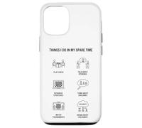 Carcasa para iPhone 12/12 Pro Cosas Que Hago en mi Tiempo Libre - Amante del ajedrez