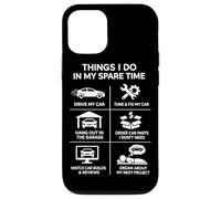Carcasa para iPhone 12/12 Pro Cosas Que Hago en mi Tiempo Libre Garage Car Guy Car Entusiastas