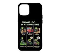 Carcasa para iPhone 12/12 Pro Cosas Que Hago en mi Tiempo Libre Papá Humor asando a Funny Frog