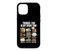 Carcasa para iPhone 12/12 Pro Cosas Que Hago en mi Tiempo Libre para Amantes de los Libros, Divertido diseño libroso