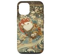 Carcasa para iPhone 12/12 Pro Cosmic Cat Ukiyo E Espacio Japonés Neko