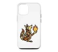 Carcasa para iPhone 12/12 Pro Coyote roba Fuego Leyenda nativa Americana