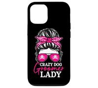 Carcasa para iPhone 12/12 Pro Crazy Dog Groomer Lady