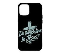 Carcasa para iPhone 12/12 Pro ¿Crees En Jesús Cruz Cristiana Fe Religioso