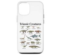 Carcasa para iPhone 12/12 Pro Criaturas Triásicas Primeros Reptiles Evolución Paleontología