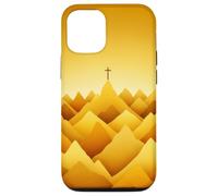 Carcasa para iPhone 12/12 Pro Cruz De Montaña Cristiana Paisaje Fe Serena Estética