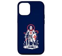 Carcasa para iPhone 12/12 Pro Cruzada Caballero Medieval Inglaterra Inglés San Jorge Histórico