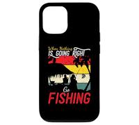 Carcasa para iPhone 12/12 Pro Cuando Nada va Bien, ve a Pescar Funny Angler Fisher