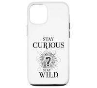 Carcasa para iPhone 12/12 Pro Curious Stay Wild Question Mark Scribble Inspirational Love