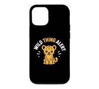 Carcasa para iPhone 12/12 Pro Cute Animal Leopard Quote Funny Wild Thing Alert