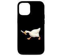 Carcasa para iPhone 12/12 Pro Cute but Dangerous Duck with Knife Funny Silly Duck Meme