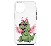 Carcasa para iPhone 12/12 Pro Cute Dinosaur Angel Valentine's Day Gum Love