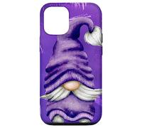 Carcasa para iPhone 12/12 Pro Cute GNOME Graphic For Gardener and Spring and Summer Purple