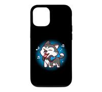 Carcasa para iPhone 12/12 Pro Cute Kawaii Kids Boys Girls Music Siberian Husky Dog Lover