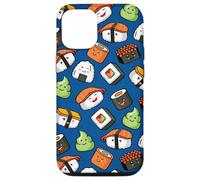 Carcasa para iPhone 12/12 Pro Cute Kawaii Kids Womens Girls Cartoon Pattern Sushi Lover