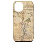 Carcasa para iPhone 12/12 Pro Cute Vintage Wild Flower Motif Antique Fairycore Aesthetic