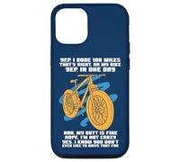 Carcasa para iPhone 12/12 Pro Cycle Sport Yep I Rode 100 Miles Funny Sarcasm Cita Ciclista