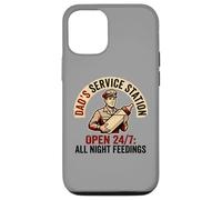 Carcasa para iPhone 12/12 Pro Dad'S Service Station All Night Feedings Fatherhood