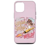Carcasa para iPhone 12/12 Pro De Miss To Mrs Lets Get Wild Bachelorette Party