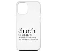 Carcasa para iPhone 12/12 Pro Definición de Iglesia Un Hospital para Pecadores Santos Fe Jesús