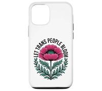 Carcasa para iPhone 12/12 Pro Deja Que Las Personas Trans florezcan - Vibrant Pride Ally Flower Pretty