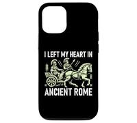 Carcasa para iPhone 12/12 Pro Dejé mi corazón en la Antigua Roma Imperio Romano