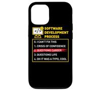 Carcasa para iPhone 12/12 Pro Desarrollo de Software Ingeniero de Procesos Desarrollador Coder Geek