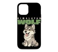 Carcasa para iPhone 12/12 Pro Dibujos Animados Lobo del Himalaya Raza Animal Amante Lindo Lobos