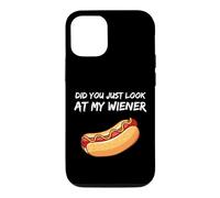 Carcasa para iPhone 12/12 Pro Did You Just Look At My Wiener Funny BBQ Hotdog Party Humor