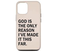 Carcasa para iPhone 12/12 Pro Dios es la razón por la Que he Llegado Tan lejos