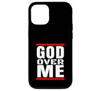Carcasa para iPhone 12/12 Pro Dios sobre Mí Cristiano Hip Hop Fe Cristo Es Rey Jesús