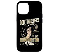 Carcasa para iPhone 12/12 Pro Director de música No me Hagas Usar mi Voz de Director