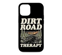 Carcasa para iPhone 12/12 Pro Dirt Road Therapy Bosque Al Aire Libre Senderismo Rutas Camping